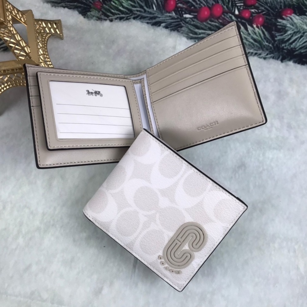 COACH 3-In-1 Men's Wallet In Signature Can…